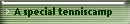 A special tenniscamp